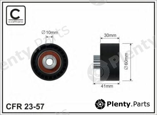  CAFFARO part 23-57 (2357) Deflection/Guide Pulley, timing belt