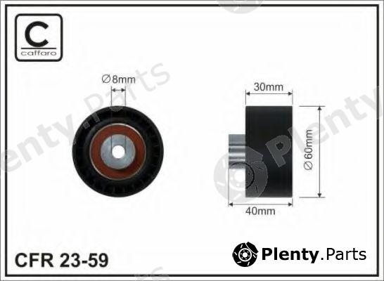  CAFFARO part 23-59 (2359) Deflection/Guide Pulley, timing belt