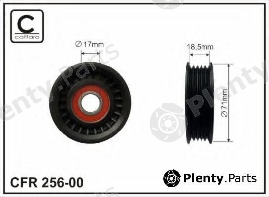  CAFFARO part 256-00 (25600) Tensioner Pulley, v-ribbed belt