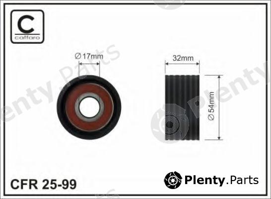  CAFFARO part 25-99 (2599) Deflection/Guide Pulley, timing belt