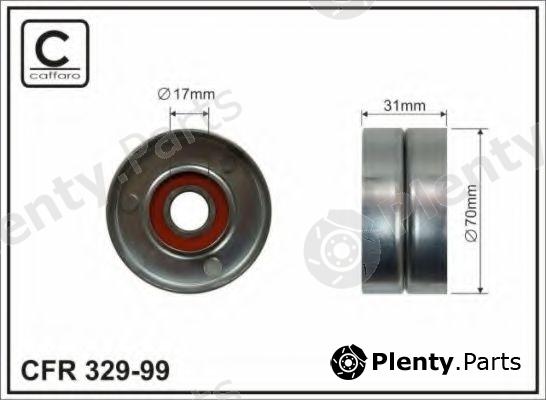  CAFFARO part 329-99 (32999) Tensioner Pulley, v-ribbed belt