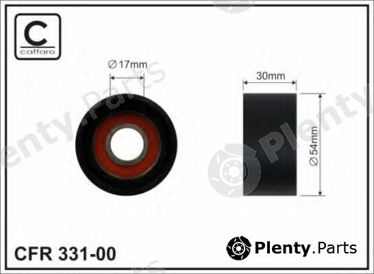  CAFFARO part 331-00 (33100) Tensioner Pulley, v-ribbed belt