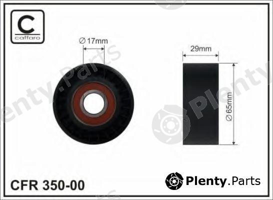  CAFFARO part 350-00 (35000) Tensioner Pulley, v-ribbed belt