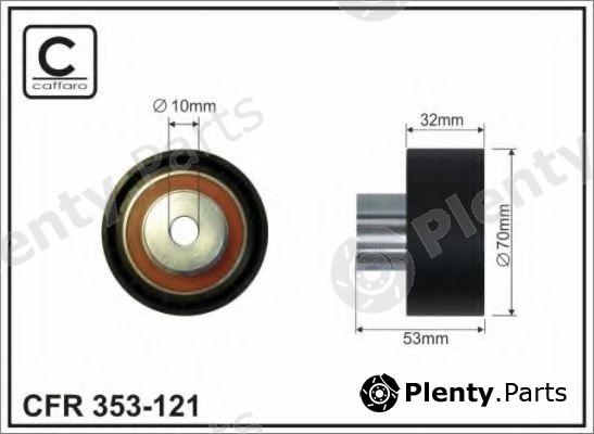  CAFFARO part 353-121 (353121) Deflection/Guide Pulley, timing belt