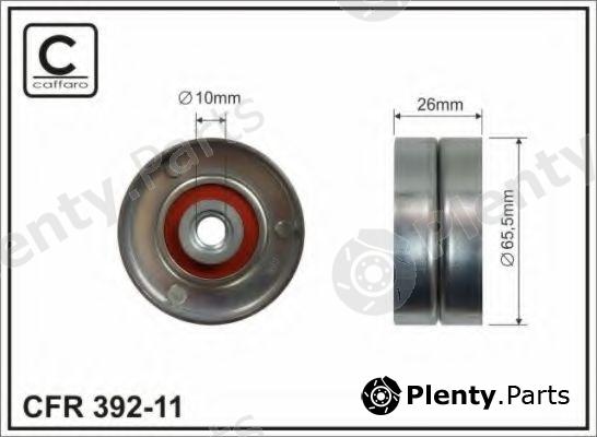  CAFFARO part 392-11 (39211) Tensioner Pulley, v-ribbed belt