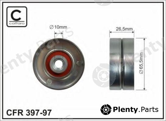  CAFFARO part 397-97 (39797) Tensioner Pulley, v-ribbed belt