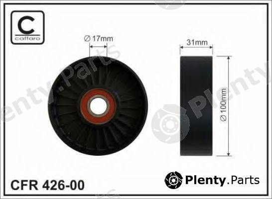  CAFFARO part 426-00 (42600) Tensioner Pulley, v-ribbed belt