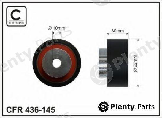  CAFFARO part 436-145 (436145) Deflection/Guide Pulley, timing belt