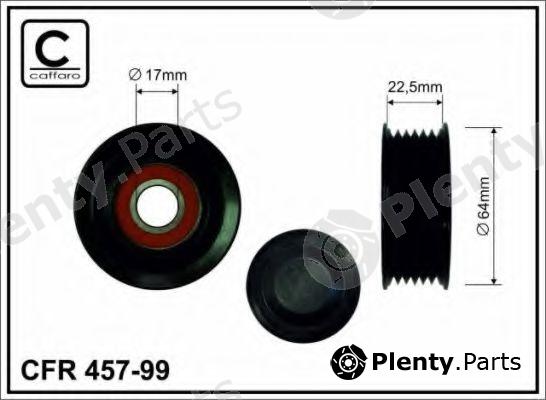  CAFFARO part 457-99 (45799) Deflection/Guide Pulley, v-ribbed belt