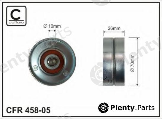  CAFFARO part 458-05 (45805) Tensioner Pulley, v-ribbed belt
