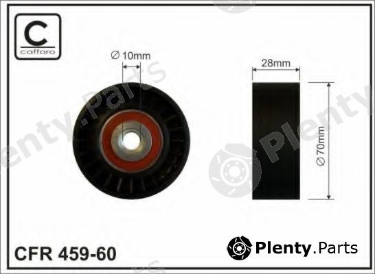  CAFFARO part 459-60 (45960) Deflection/Guide Pulley, v-ribbed belt