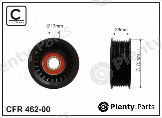  CAFFARO part 462-00 (46200) Deflection/Guide Pulley, v-ribbed belt