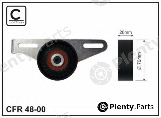  CAFFARO part 48-00 (4800) Belt Tensioner, v-ribbed belt