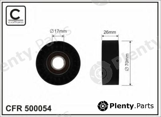  CAFFARO part 500054 Tensioner Pulley, v-ribbed belt