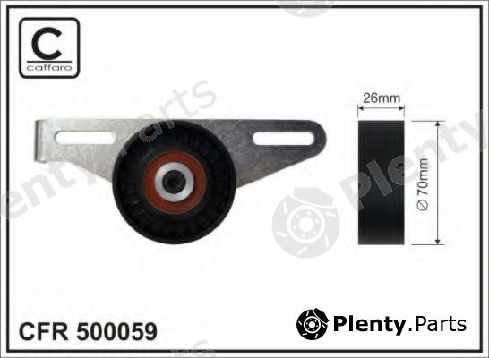  CAFFARO part 500059 Belt Tensioner, v-ribbed belt