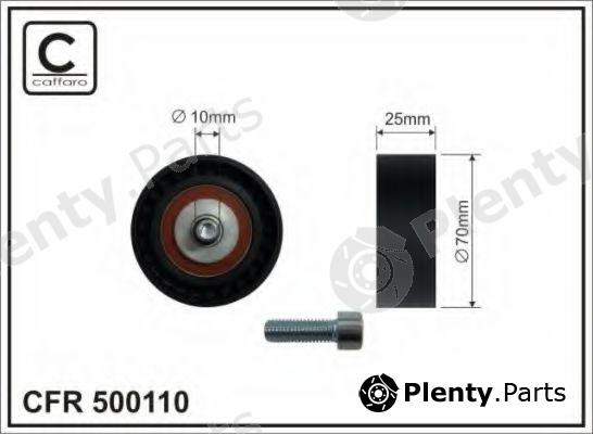  CAFFARO part 500110 Tensioner Pulley, v-ribbed belt