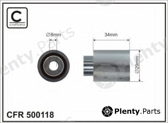  CAFFARO part 500118 Deflection/Guide Pulley, timing belt