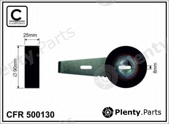 CAFFARO part 500130 Belt Tensioner, v-ribbed belt