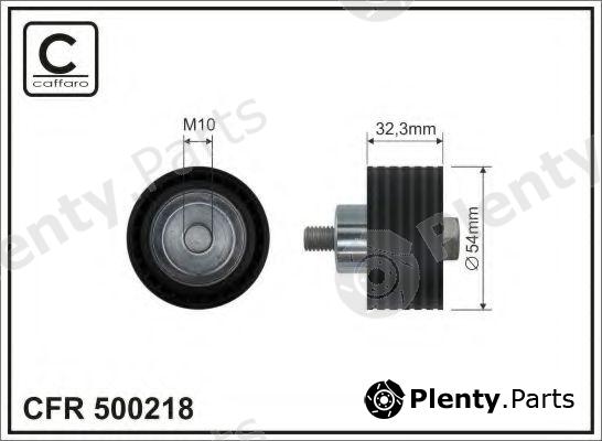 CAFFARO part 500218 Deflection/Guide Pulley, v-ribbed belt