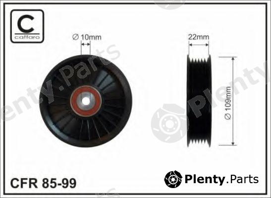  CAFFARO part 85-99 (8599) Deflection/Guide Pulley, v-ribbed belt