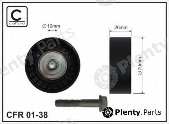  CAFFARO part 01-38 (0138) Deflection/Guide Pulley, v-ribbed belt