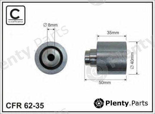  CAFFARO part 62-35 (6235) Deflection/Guide Pulley, timing belt