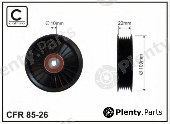  CAFFARO part 85-26 (8526) Tensioner Pulley, v-ribbed belt