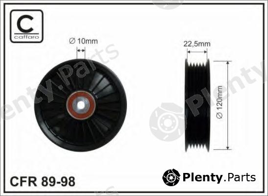  CAFFARO part 89-98 (8998) Deflection/Guide Pulley, v-ribbed belt