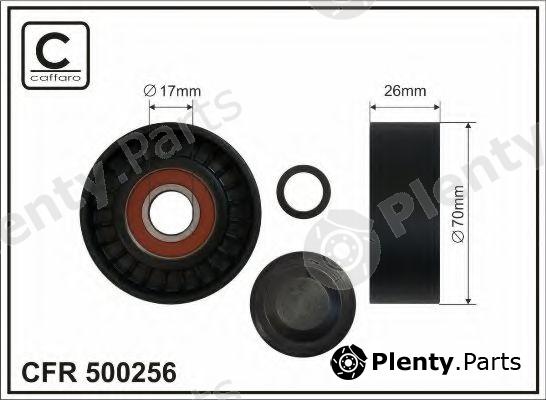  CAFFARO part 500256 Tensioner Pulley, v-ribbed belt