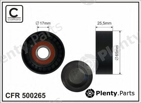  CAFFARO part 500265 Tensioner Pulley, v-ribbed belt