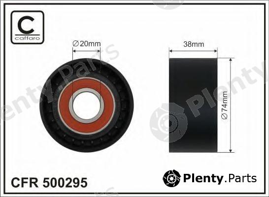  CAFFARO part 500295 Tensioner Pulley, v-ribbed belt