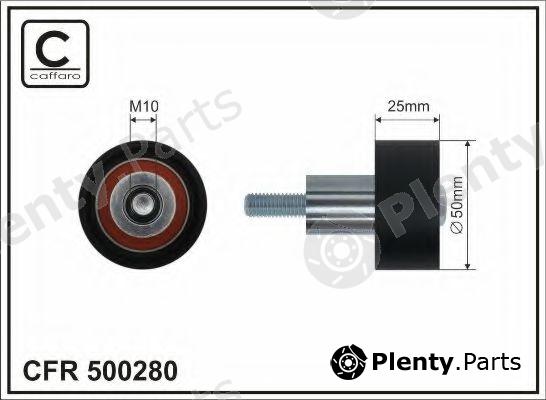  CAFFARO part 500280 Deflection/Guide Pulley, timing belt