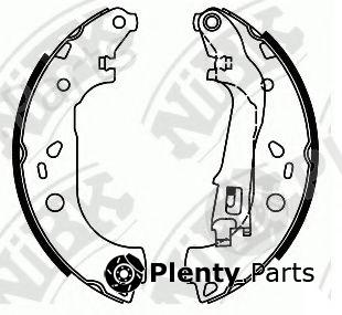  NiBK part FN41002 Brake Shoe Set