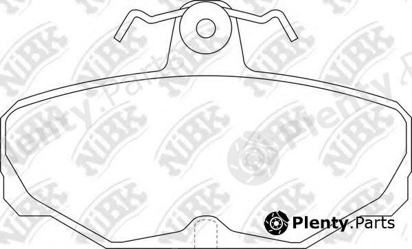  NiBK part PN0244 Brake Pad Set, disc brake