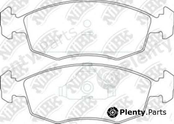  NiBK part PN0255 Brake Pad Set, disc brake