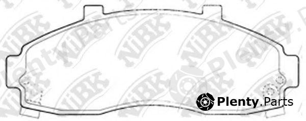  NiBK part PN0664 Brake Pad Set, disc brake