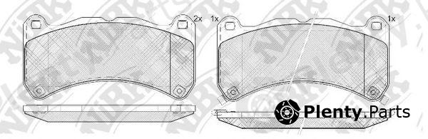  NiBK part PN1850 Brake Pad Set, disc brake