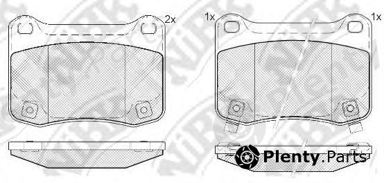  NiBK part PN1851 Brake Pad Set, disc brake
