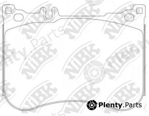  NiBK part PN31013 Brake Pad Set, disc brake