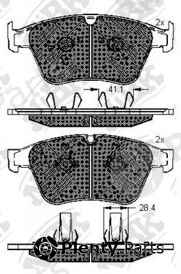  NiBK part PN31014 Brake Pad Set, disc brake