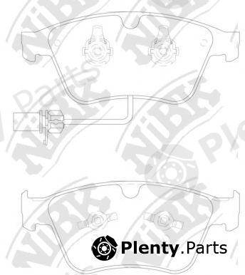  NiBK part PN40003W Brake Pad Set, disc brake
