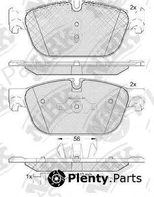  NiBK part PN42001 Brake Pad Set, disc brake