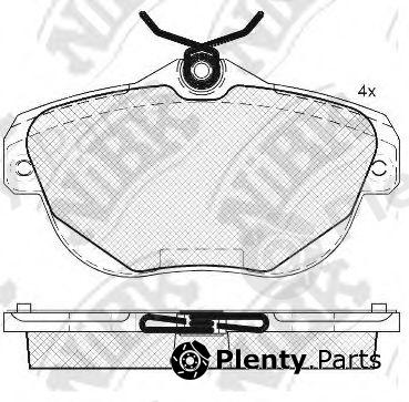  NiBK part PN42002 Brake Pad Set, disc brake