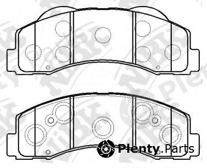  NiBK part PN51003 Brake Pad Set, disc brake