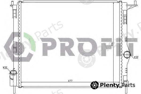  PROFIT part PR6037N6 Radiator, engine cooling