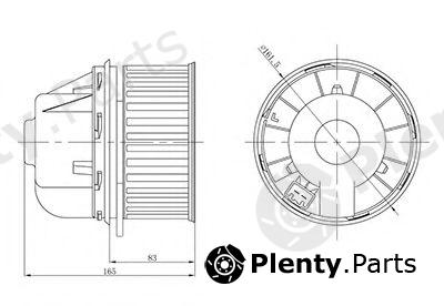  LUZAR part LFH1076 Interior Blower