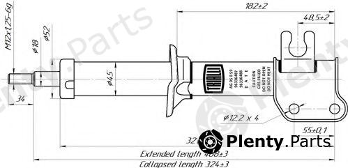  TRIALLI part AG05059 Shock Absorber