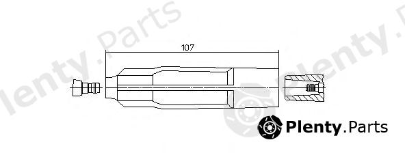  BREMI part 13343/2 (133432) Plug, spark plug