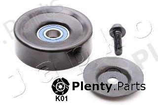 JAPKO part 129K01 Deflection/Guide Pulley, v-ribbed belt