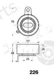  JAPKO part 45226 Tensioner, timing belt